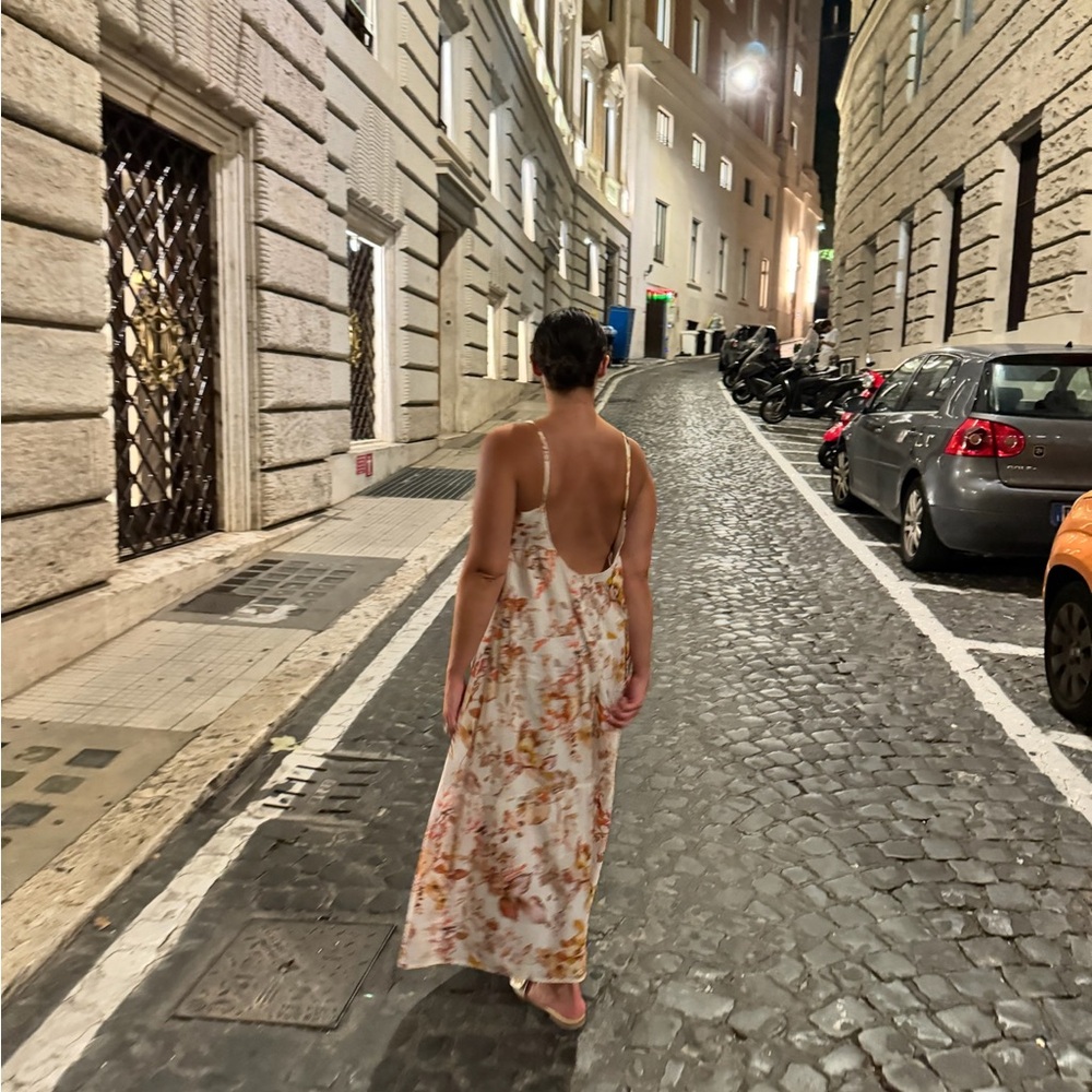 Bardot Floral Flow Tiered Maxi Dress Size S (US 6) - Picture 10 of 10